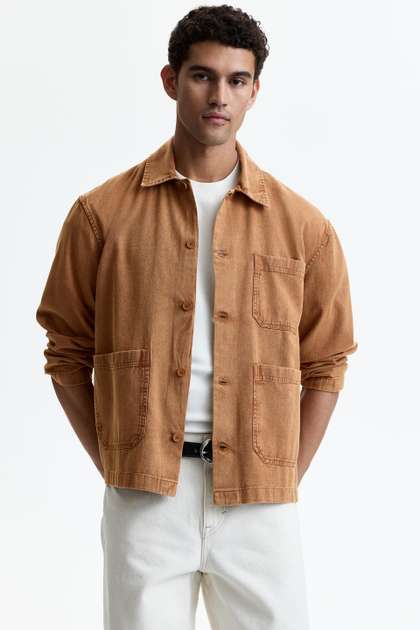 H&M Cotton Twill Overshirt