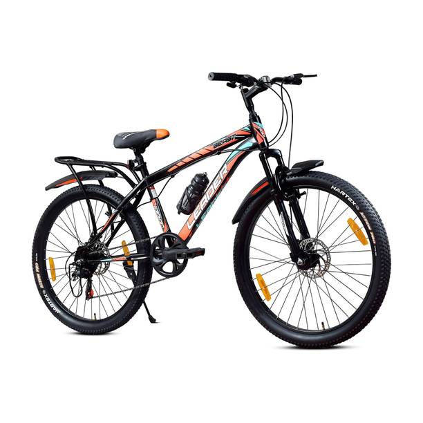 LEADER Beast 24T IBC Premium Cycle for Kids with inbuilt Carrier, Dual