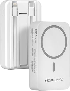 EnergiSafe 10R2 || 10000mAh MagSafe Wireless Power Bank | 15W Wireless
