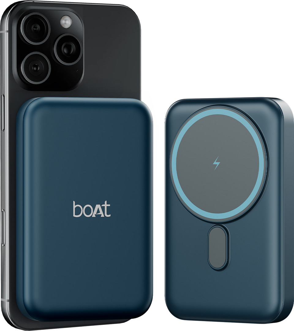 boAt 10000 mAh 22.5 W Wired & Wireless With MagSafe Power Bank Deep Bl