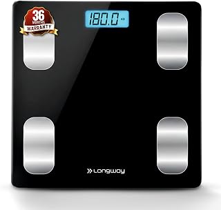 Longway Weight Machine for Home | Digital Bathroom Scale for Human Bod