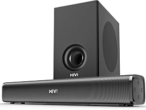 Mivi Hip Hop 300 Soundbar with Subwoofer, 90 Watts Compact Home Theatr