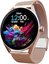 Titan Crest 1.43 AMOLED Smart Watch with BT Calling, AI Morning Briefs