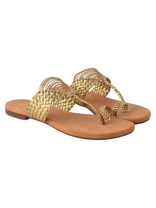 Shoetopia Chic Comfort & Stylish Kolhapuri Flats For Women & Girls