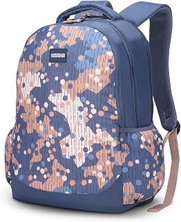 American Tourister Poppin Dot Stylish Backpack | 32L Volume | 3 Compar