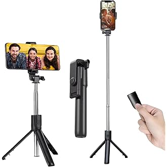 Kratos Selfie Stick with Tripod Stand,Extendable Selfie Stick for Mobi