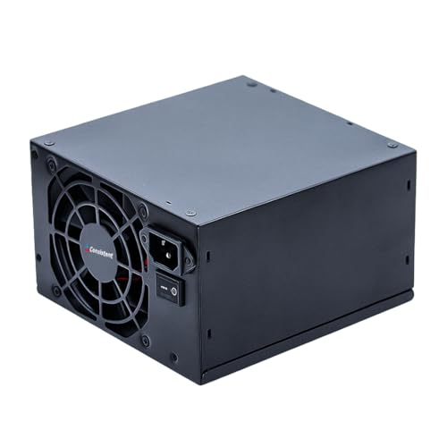 Consistent Voltedge 450W Power Supply, ATX Desktop SMPS with 8cm Fan,