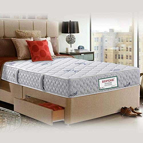 Repose-eyelidz Mattress 78  X 72  X 6  Pocketed Spring King, Sky White