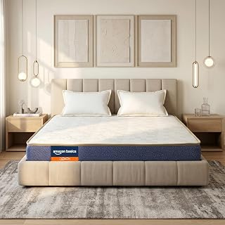 Amazon Basics Dual Sided High Density Foam Mattress | Queen Size Bed M
