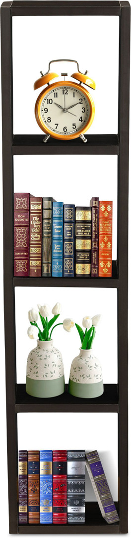 sbf furniture SBF_new_mini_ghodo Engineered Wood Open Book Shelf Finis