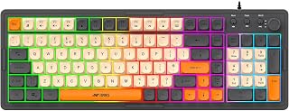 MK800 Pro Wired Mecha Membrane Backlit Gaming Keyboard with 87 Keys St
