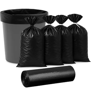 BENAVJI Garbage Bags Medium 90 Pcs I 30 Pcs x Pack of 3 Rolls | 19 x 2