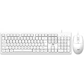 Ant MASTER10 Full Size Wired Combo Keyboard and Mouse Set, 104 Keys, 6