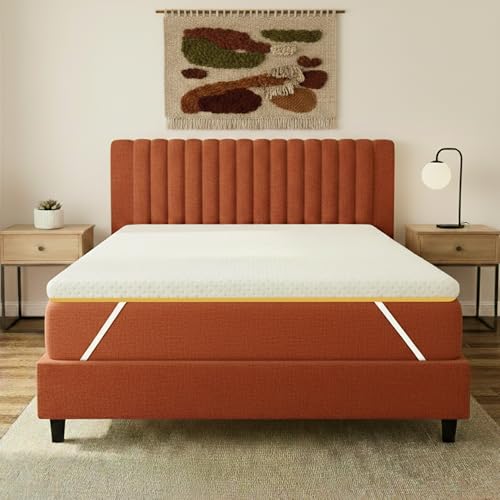 SleepyHug OrthoSoft Plus HR Foam Mattress Topper | 2 Inch Medium-Firm