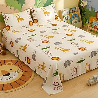 Story@Home Cartoon Bedsheet Double Bed with 2 Pillow Covers 180TC Micr