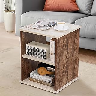 ABOUT SPACE Bed Side Table - End & Sofa Side Table,Corner Coffee Table