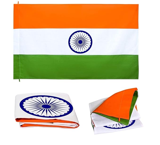 Premium Fabric Indian Flag (National Flag of India Size 20x30 inch)