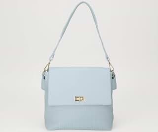 PU Leather Weave Style Purse for women | Front Flap Cross-Body Purse w