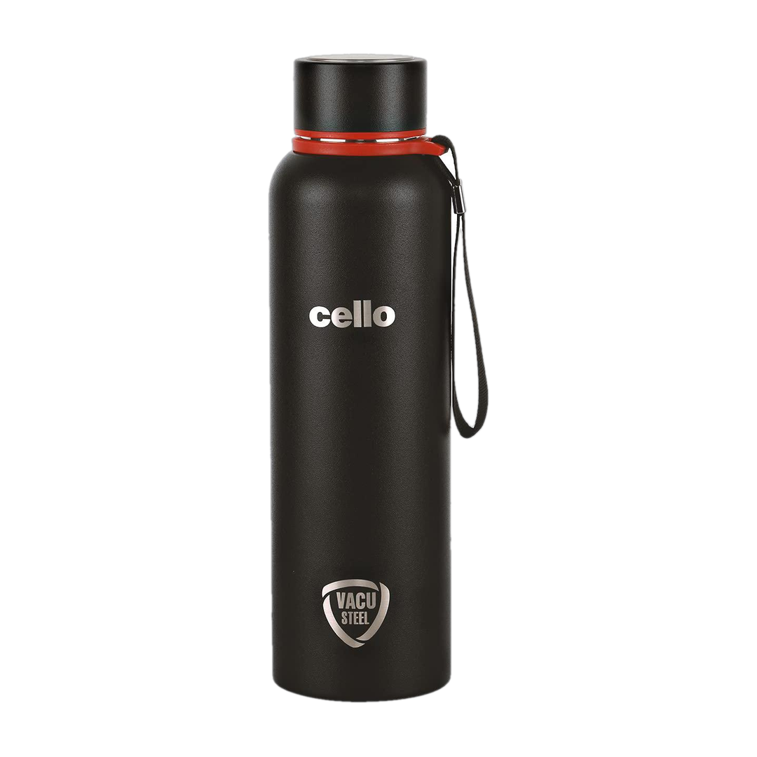 cello Hydro Pro Stainless|Screw Cap Lid |Double Walled Insulation|Leak