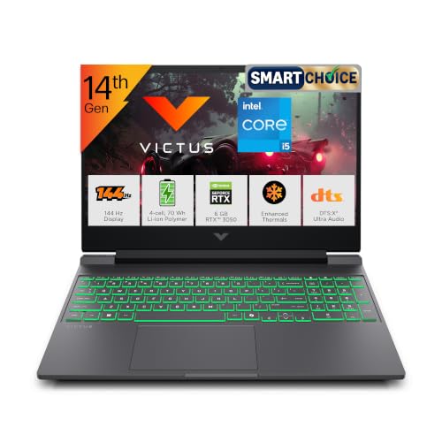 HP Smartchoice Victus, 14th Gen Intel Core i5-14450HX, 6GB RTX 3050, 2