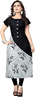 Women's Crepe Kurti with Stylish Printed Design, Elegant Ethnic Wear f