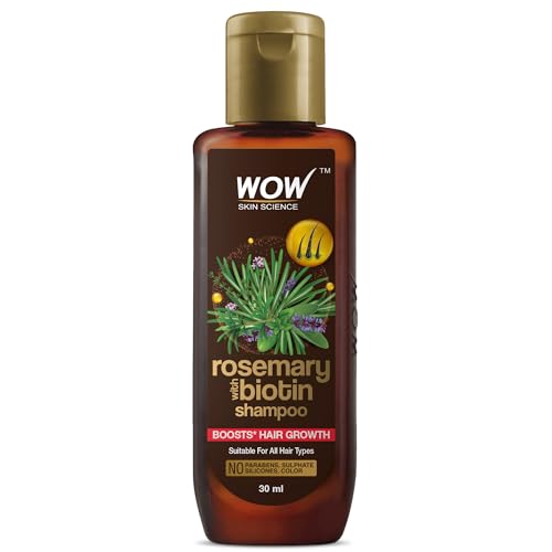 WOW Skin Science Rosemary & Biotin Hair Growth Shampoo | Prevents Brea
