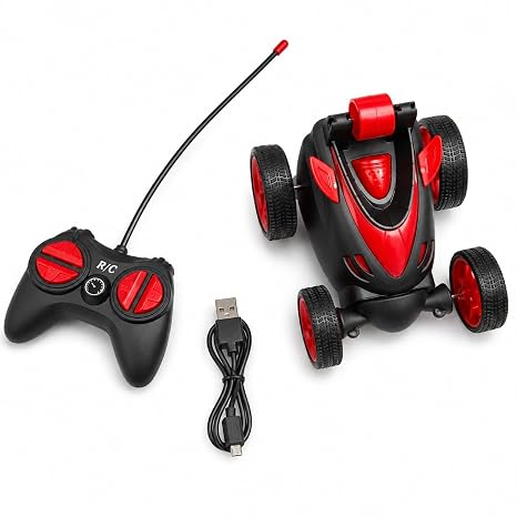 RC Stunt Car for Kids | 360 Rotating Drift Car with USB Charging | Hig