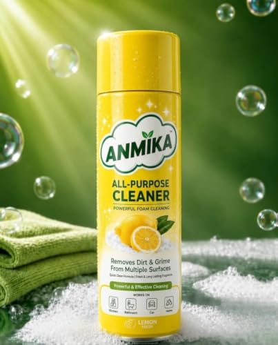 ANMIKA All-Purpose Cleaner Foam Spray, Lemon Fresh Multi-Surface Clean