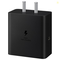 Samsung Original 60W Power Adapter (Black), GaN Fast Charging, USB Pow