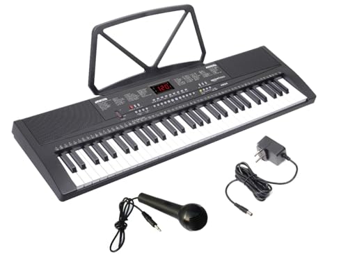 Amazon Basics 61 keys Electronic Keyboard Piano with LED Display | Ada