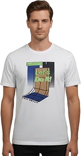 Club Mens Cotton Round Neck Printed T-Shirt