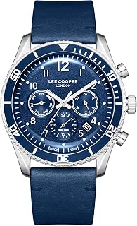 Quartz Blue Round Dial Men's Watch - LC08260.399