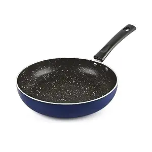 CELLO Regal Non Stick Blue Fry Pan with Spatter - 22cm | Cookware with