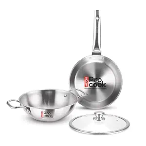 Milton Pro Cook Induction Cookware & Gas Stove Friendly Triply Stainle