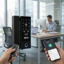 Golens X37 Smart Glass Door Lock for Home/Office | WiFi | 6 Ways Unloc