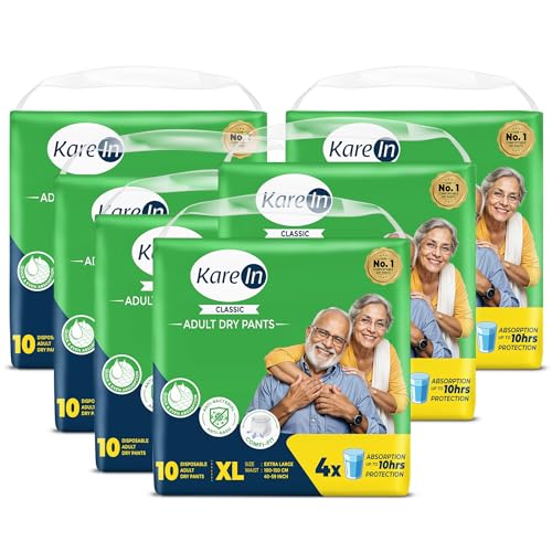 Karein Classic Adult Diaper Pant XL Size, Extra Large, Waist (100-150