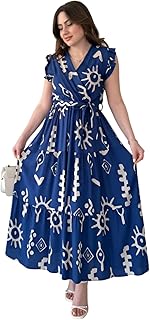 Dress for Women Western Maxi Style, Ethnic Look Outfit for Women, A Li