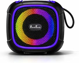 PunnkFunnk Beat Pro Bluetooth Speaker, Deep Bass Sound, RGB LED Lights