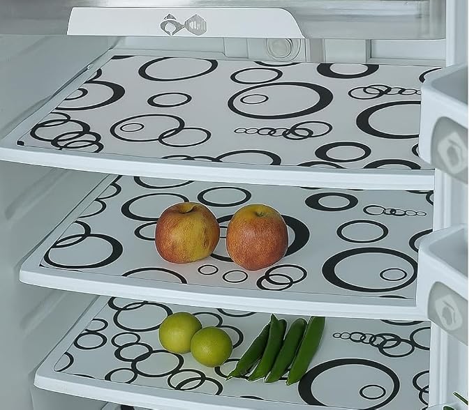 Fridge mat Set of 03 Multipurpose Anti-Slip Mat, Sheet for Fridge, Kit