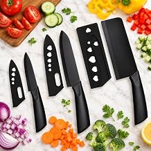 3 Pieces Kitchen Knife Set Meat Knife Chef Knife with Non-Slip Handle