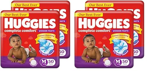 Huggies Complete Comfort Wonder Pants | Pant Style Baby Diapers M Size