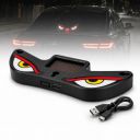 MIKANIX LED Demon Eyes for Car | Solar Powered Wireless Evil Eye Windo