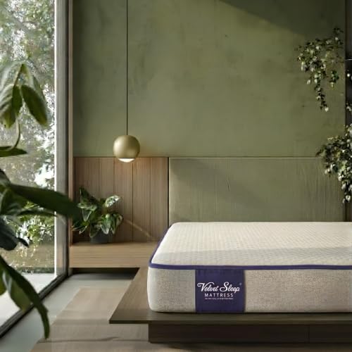 VELVET SLEEP Simply Soft HR Foam Mattress | Knitted Fabric Cover | Hig