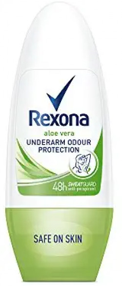 Rexona Aloe Vera Underarm Roll on Deodorant for Women, Antiperspirant,