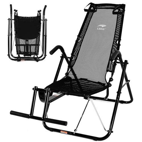 leikefitness Ab Exercise Chair Core Strengthening Lightweight Foldable