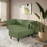Interio by Godrej Paramount L-Shape 3-Seater Left Hand Side Fabric Sof