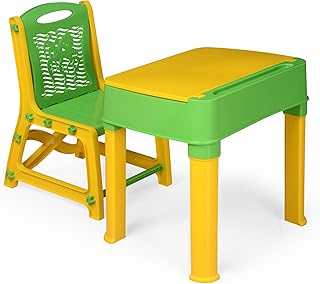 Nilkamal Plastic Apple Junior Study Table and Chair Set with Storage f