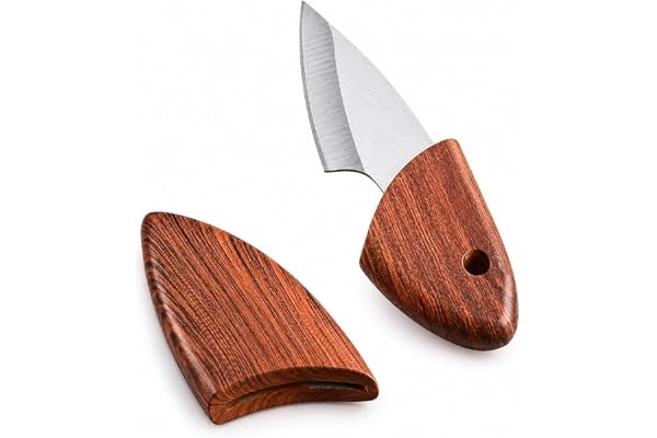 Mini Stainless Steel Wooden Handle Pocket Kitchen Knife Multi-Purpose