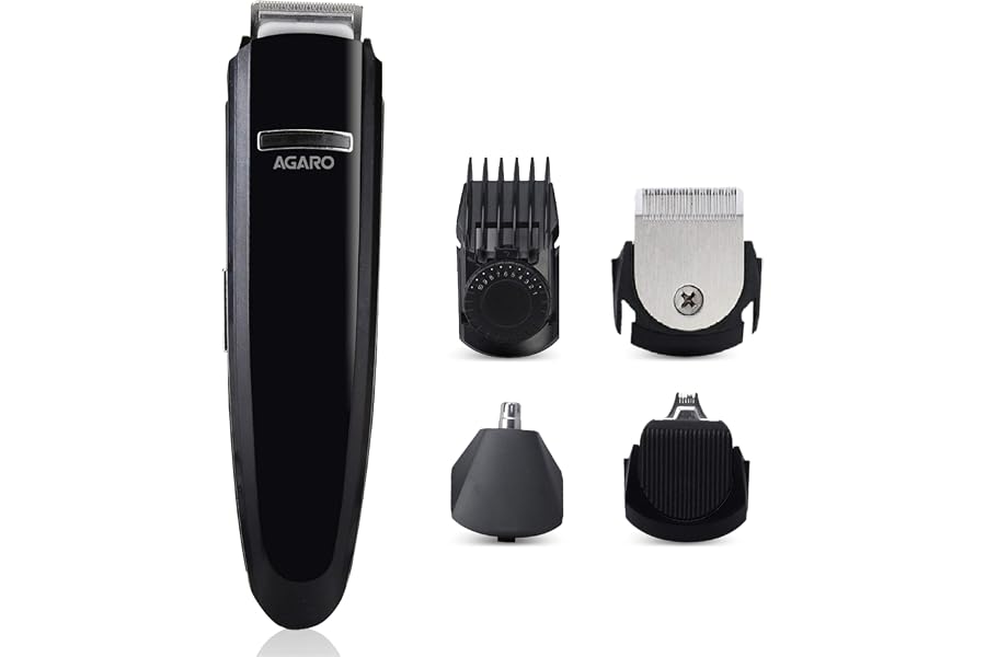 Agaro 4 in 1 Multi Grooming and trimmer Kit MG-4760, Black