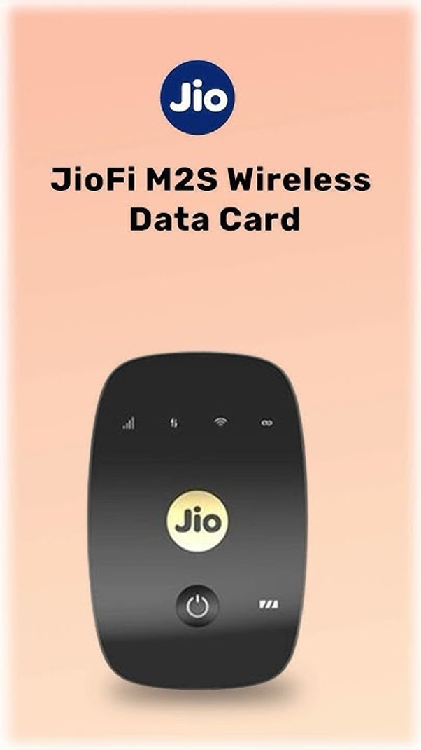 JioFi JioFi M2s 150 Mbps Data Card with Call Support (Black)